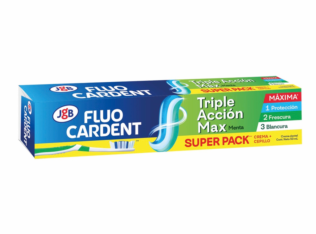 [5702196] FLUOCARDENT TRIPLE ACCION PG 50 ML LLV 75 ML
