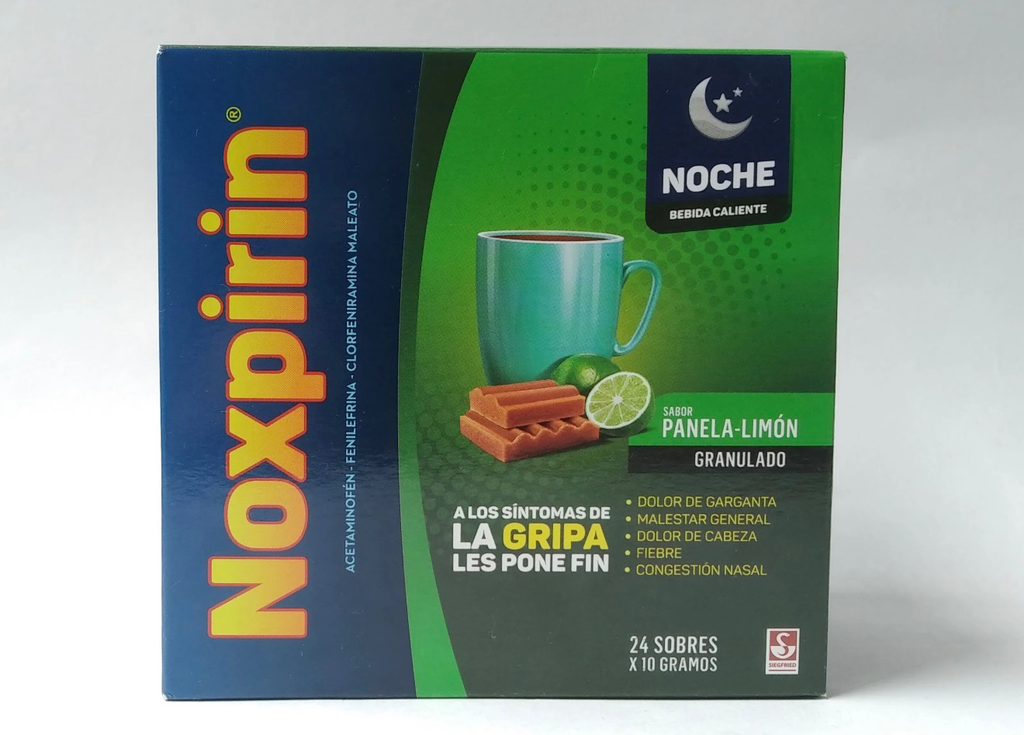 [4704714] NOXPIRIN NOCHE BEBIDA CALIENTE CAJA X 8 SOBRES X 15 GR.