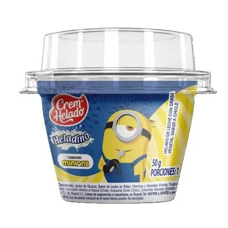 [7752064] HELADO VASO MINIONS X 50 GR