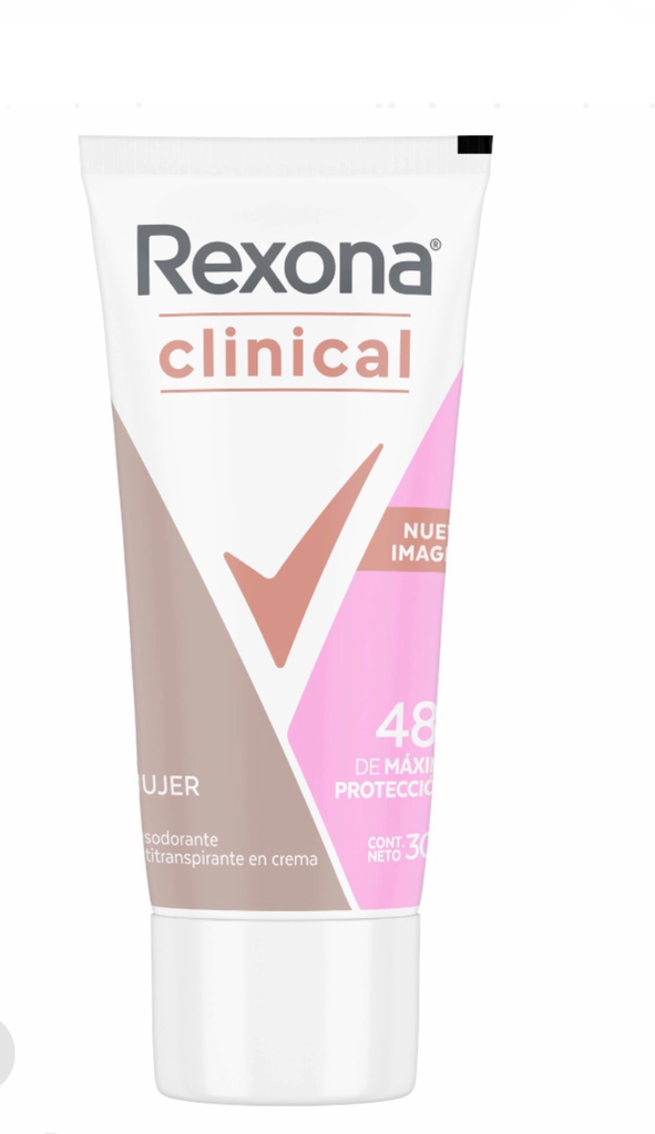 [1349918] REXONA CLINICAL MUJER PRACTICREMA  TUBO X 30 GR