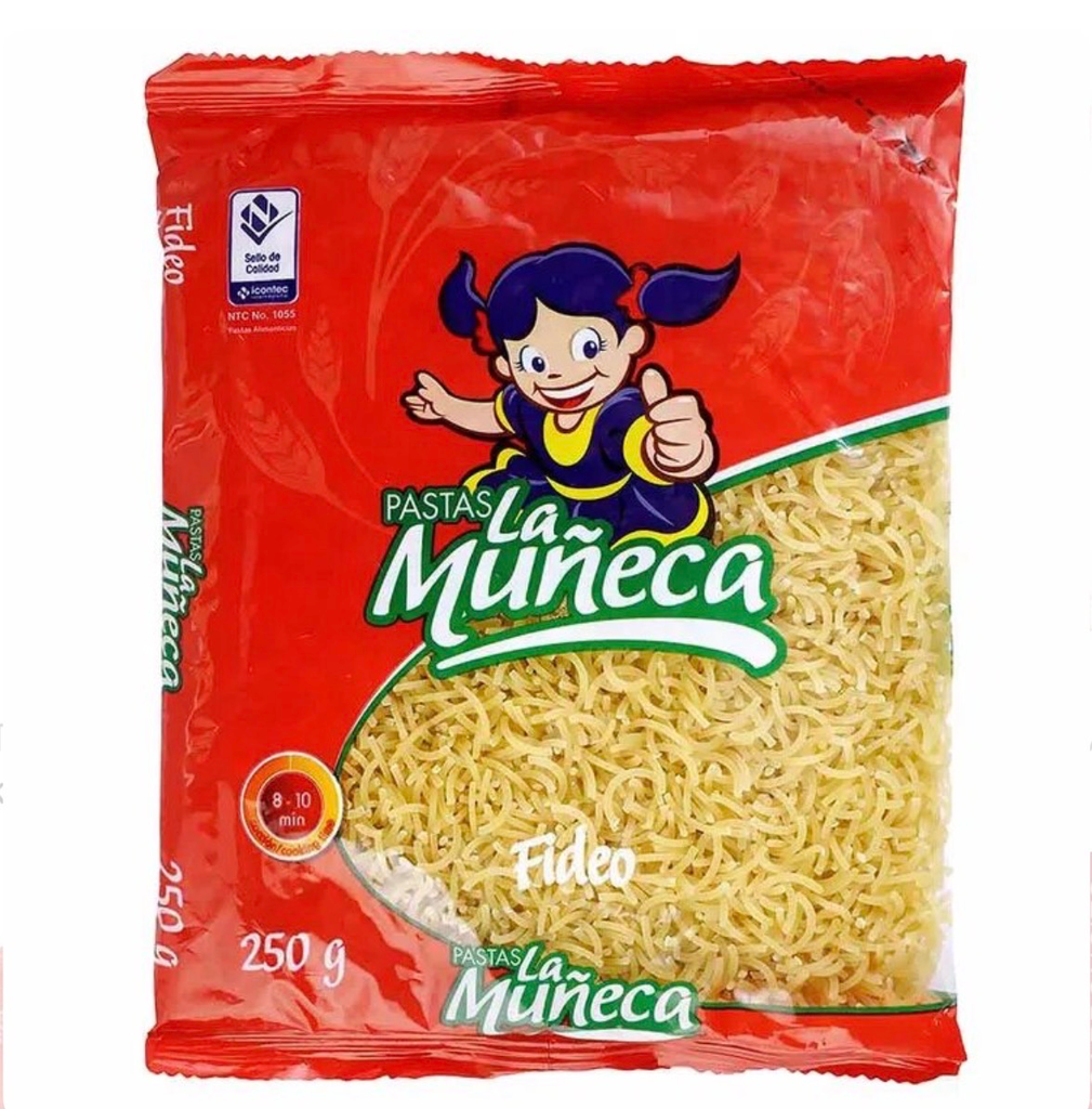 [3396609] PASTA  LA MUÑECA FIDEO PACA  X 24 UND X 250 GR