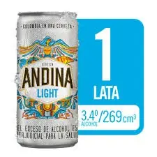 [9209652] CERVEZA ANDINA LIGHT LATA PACA  X 24 UNI X 269 ML