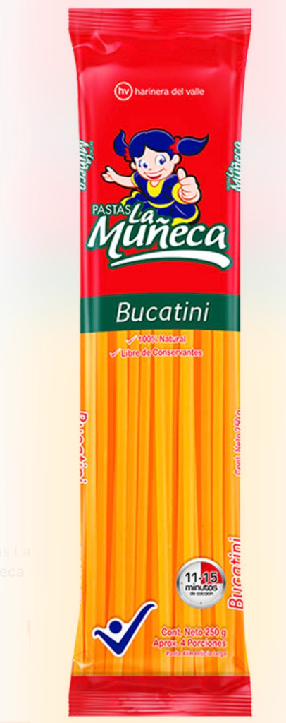 [5737049] PASTA LARGA LA MUÑECA  PACA  X 24 UND X 250 GR