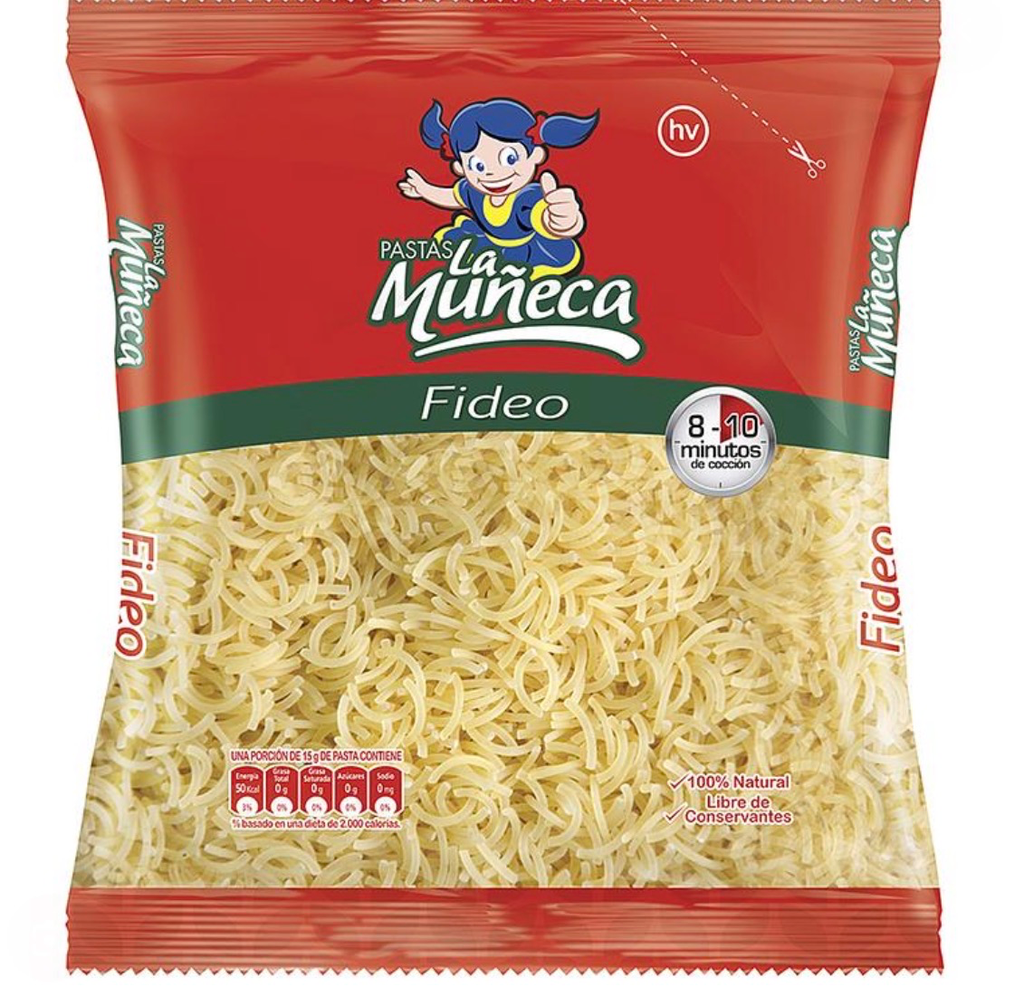 [4938380] PASTA LA MUÑECA FIDEO PACA  X 48 UND X 125 GR