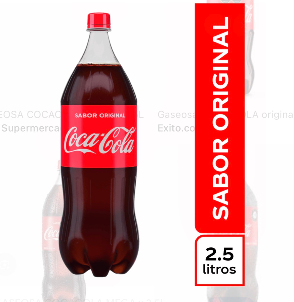 [9906261] COCA COLA  BOTELA PLASTICA X 2,5 LT