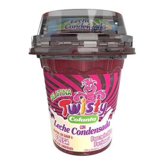 [125648512] GELATINA TWISTY CON LECHE COLANTA X 140 GR