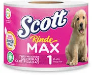 [2968561] PAPEL HIGIENICO SCOTT 2 EN 1 PACA X 30 UND X 29.4 MTS
