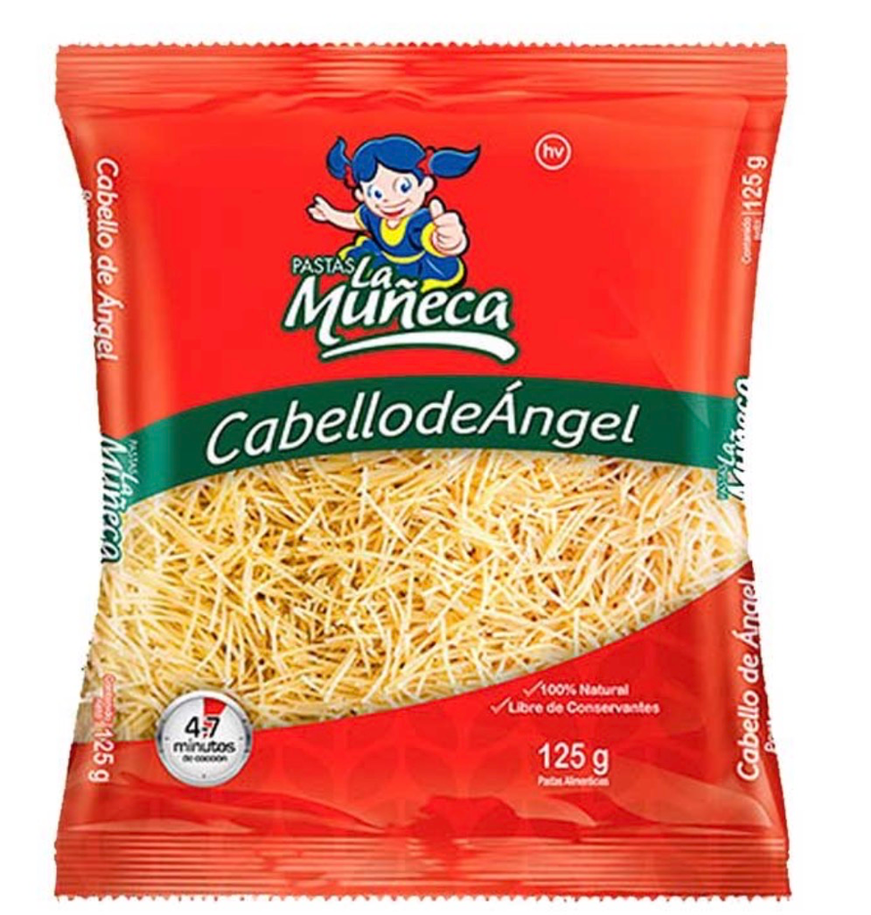 [3372665] PASTA LA MUÑECA FIDEO BOLSA X 125 GR