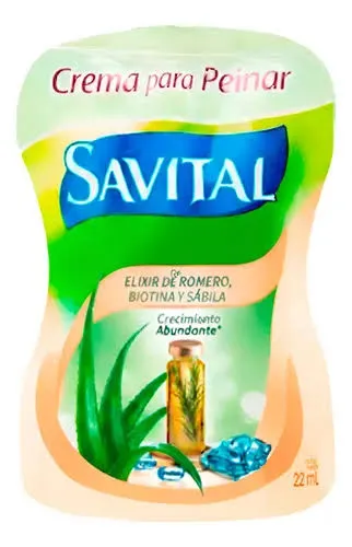 [8558299] SAVITAL  CREMA PEINAR  PACA X 24 DISPLAY X 20 SOBRES X 25 ML