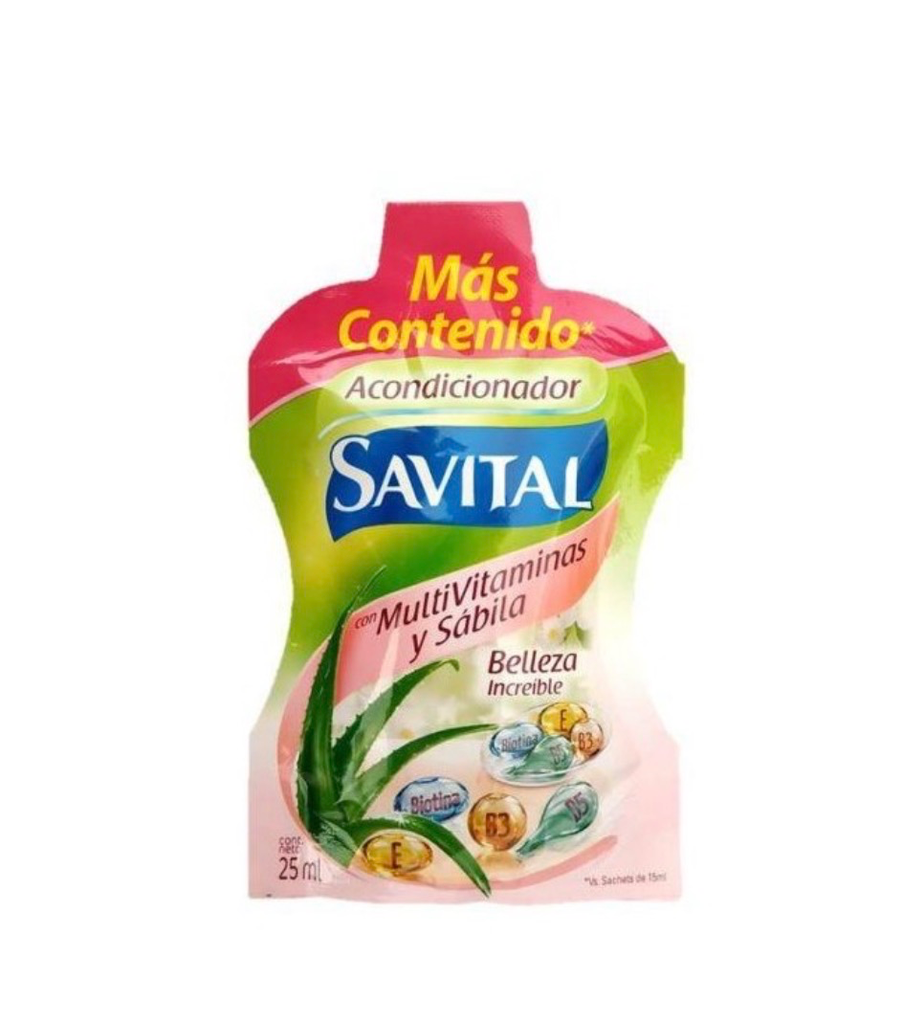 [8288572] SAVITAL  ACONDICIONADOR  PACA X 24 DISPLAY X 20 SOBRES X 25 ML