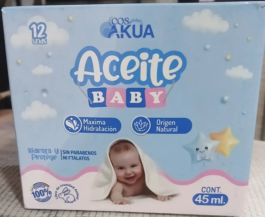 [3685237] ACEITE PARA BEBE BABY DISPLAY X 12 UND X 45 ML