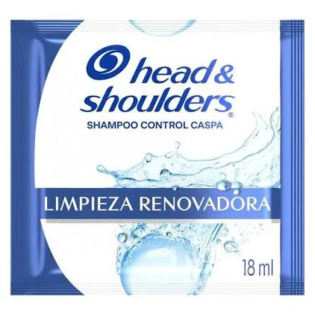[0850100] SHAMPOO H Y S AZUL SOBRE  TIRA 12 UND X 18 ML