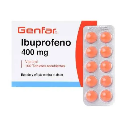 [4638187] IBUPROFENO GENFAR  PASTILLA X 400 MG
