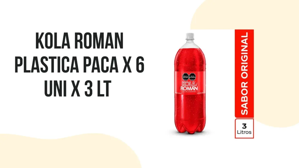 [1437621] KOLA ROMAN PLASTICA  PACA X 6 UNI X 3 LT