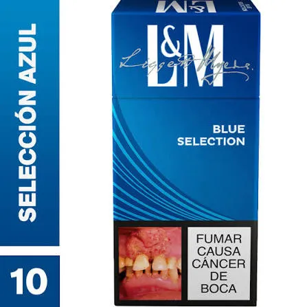 [3930594] L & M AZUL DECENA CAJETILLA X 10 CAJETILLAS X 10 UND