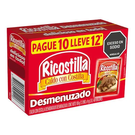 [3492870] RICOSTILLA DESMENUZADO  DISPLAY X 12 UND X 9 GR