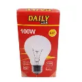[4875781] BOMBILLO ECONOMICO LUZ AMARILLA FULLWAT 100 WT DISPLAY X 10 UND