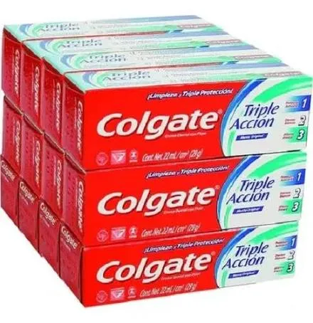 [0474835] COLGATE TRIPLE ACCION PEQUEÑO DISPLAY X 12 UNI X 22 ML