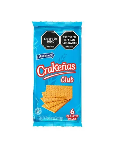 [5882458] GALLETA CRAKEÑAS CLUB PQ X 10 UND