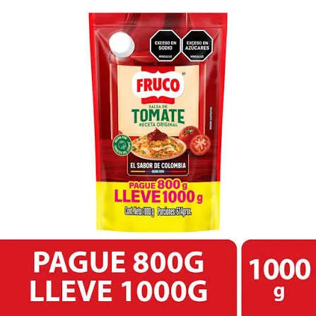 [9763337] SALSA TOMATE FRUCO DOYPACK X 1000 GR