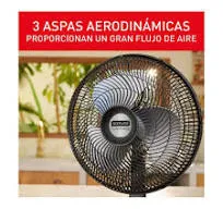 VENTILADOR SAMURAI TURBO FRESCO 18 PULG 3 EN 1 NEGRO