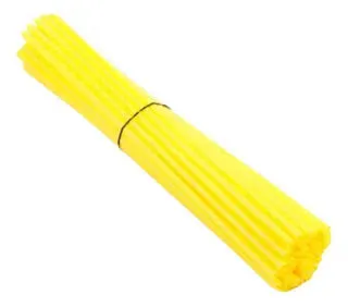 [5540185] PITILLOS DELGADO AMARILLO BOLSA X 100 UND