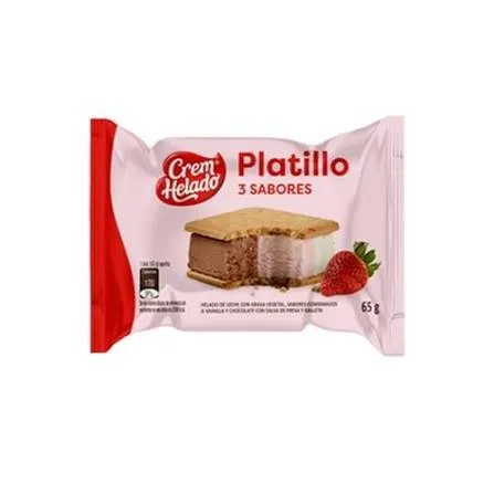 [3773] HELADO PLATILLOS X 65 GR