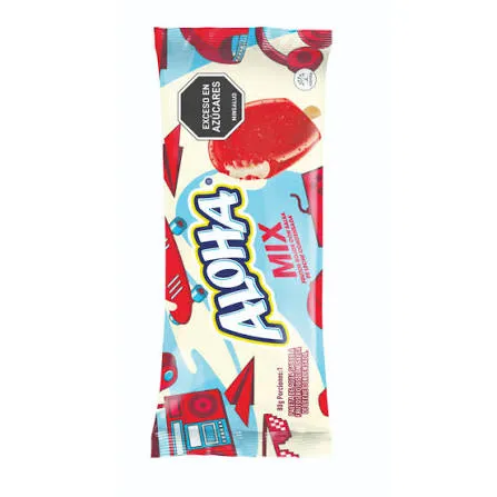 [3768] HELADOS PALETA ALOHA NIVELES - MIX-LIMON CEREZA