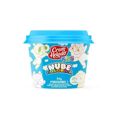 [3762] HELADO VASO KIDS NUBE X 54 GR