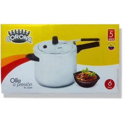 [3584] OLLA A PRESION CORONA DE 6 LT