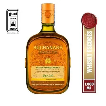 [5000196004023] WHISKI BUCHANAN´S MASTER BOTELLA X 1000 ML