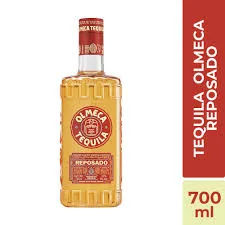 [3346] TEQUILA OLMECA  AMARILLO- SILVER REPOSADO BOTELLA X 700 ML