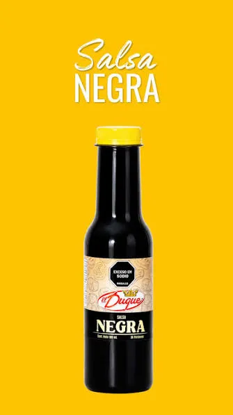 [7707159002185] SALSA NEGRA DUQUE TARRO X 180 ML