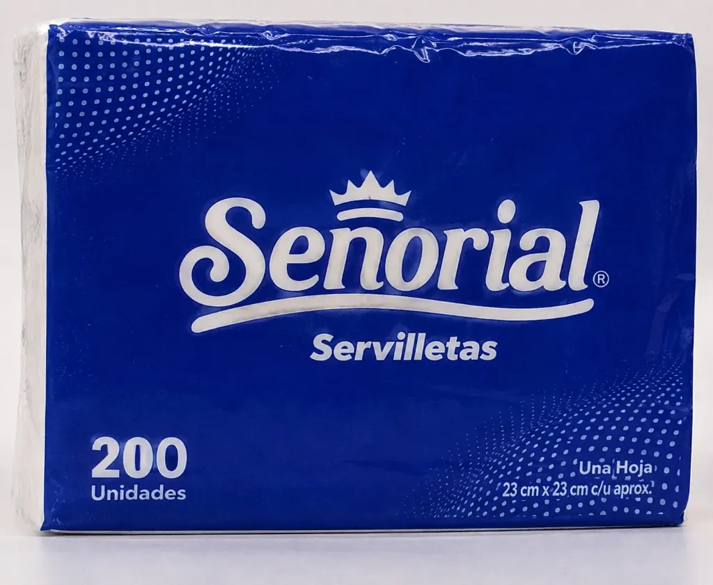 [2477] SERVILLETAS SEÑORIAL PAQ X 200 UND