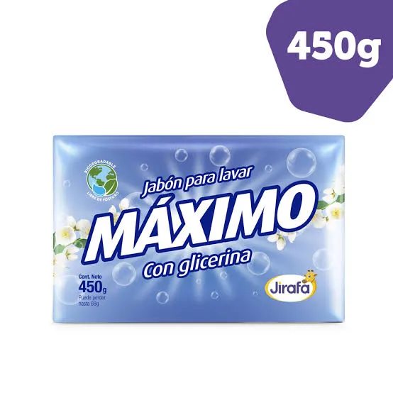 [7702826100119] JABON DE LAVAR MAXIMO BARRA X 450 GR