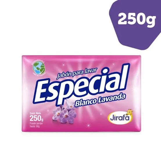 [7702826000044] JABON DE LAVAR JIRAFA ESPECIAL BLANCO BARRA X 250 GR