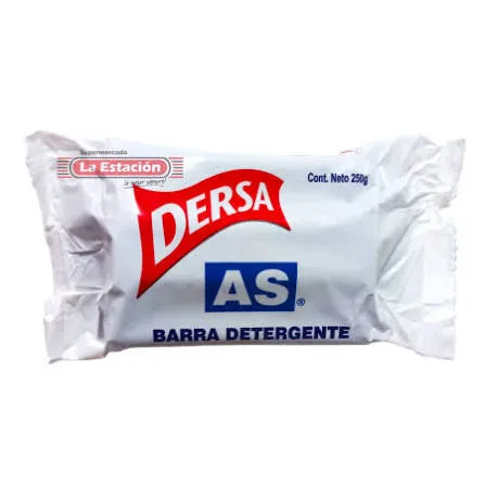 [7702166049000] JABON DE LAVAR DERSA AS  BARRA X 250 GR