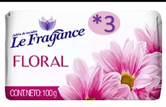 [7702310024006] JABON DE BAÑO LE FRAGANCE  FLORAL X 100 GR