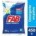 [1524] DETERGENTE FAB  ULTRA EN POLVO X 450 GR