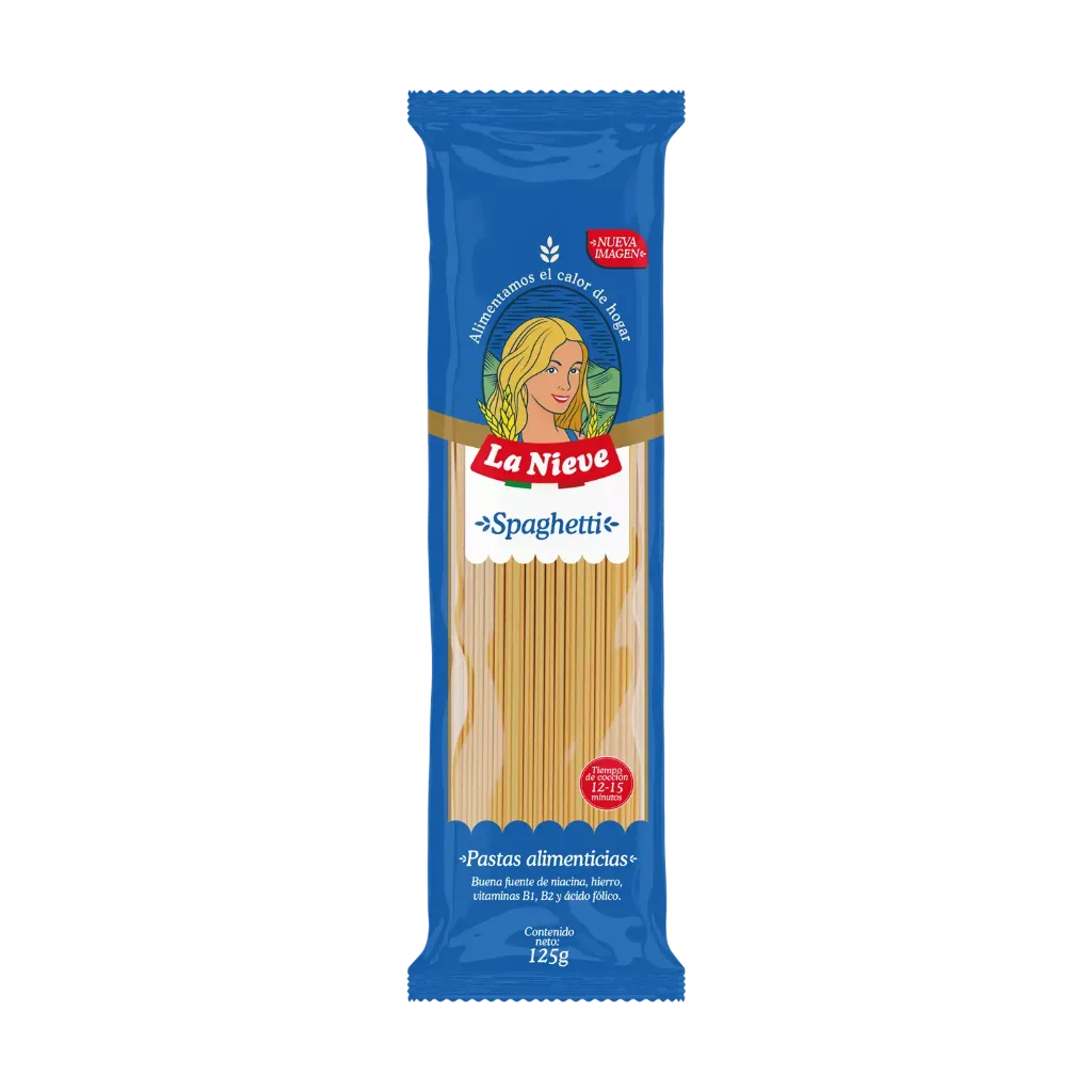 [7707237415951] PASTA LARGA LA NIEVE BOLSA X 125 GR